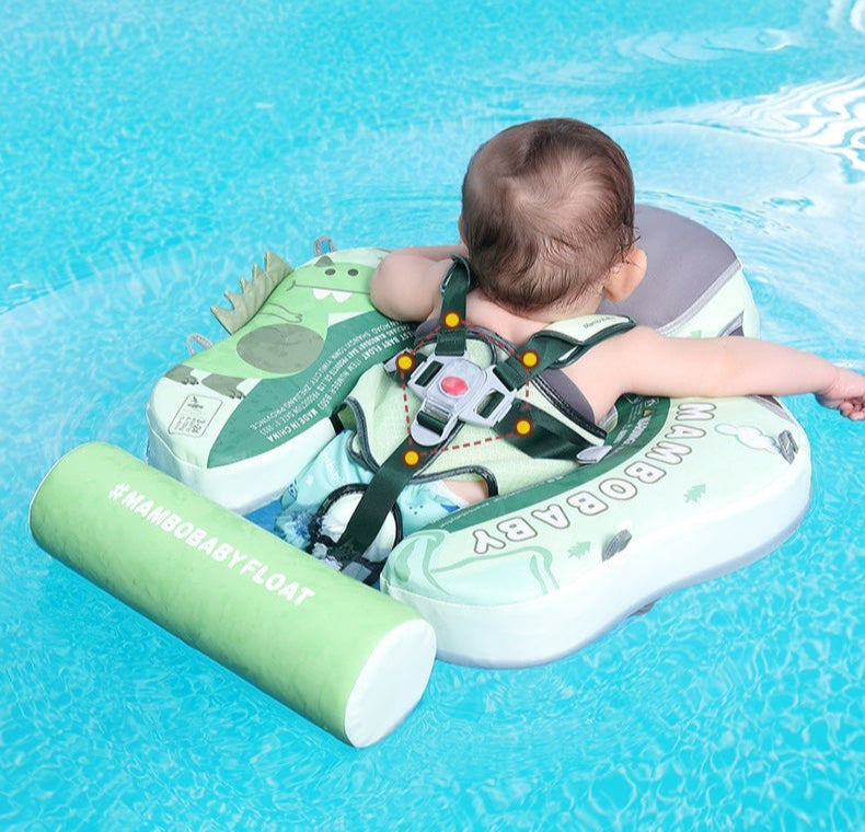 Mambobaby Flotteur de piscine Dinosaur avec canopée