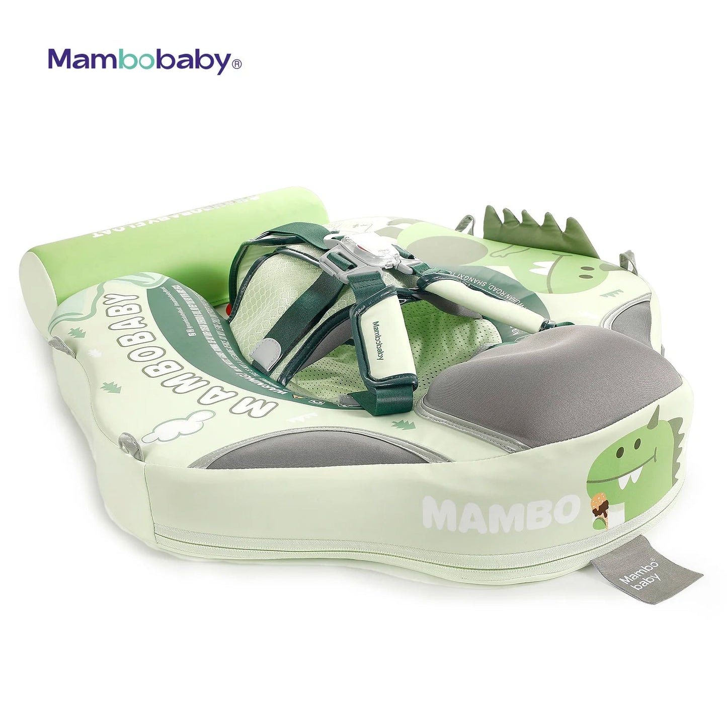 Mambobaby Flotteur de piscine Dinosaur avec canopée