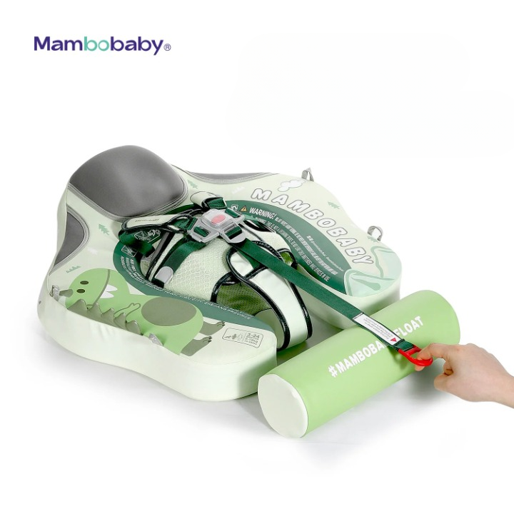 Mambobaby Flotteur de piscine Dinosaur avec canopée